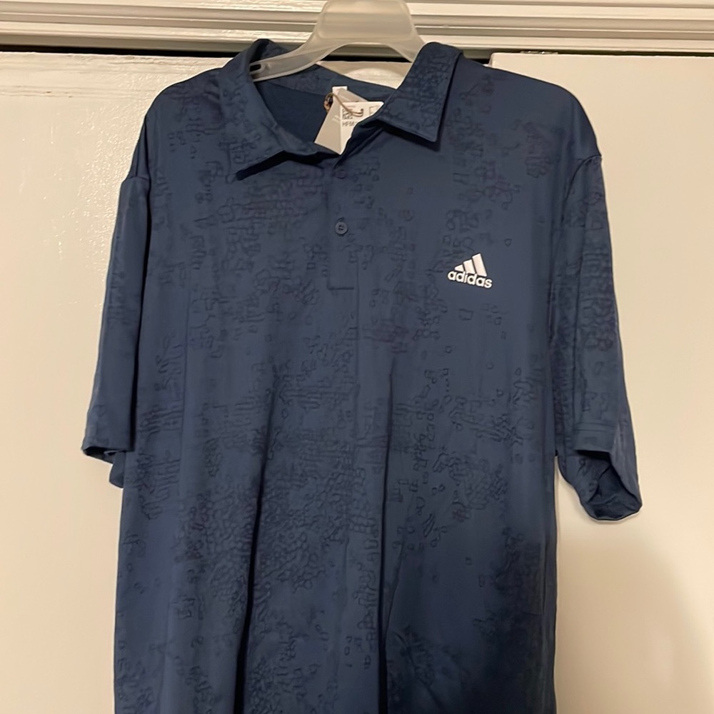 Adidas Jacquard Golf Polo
